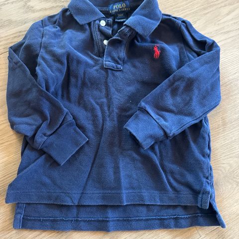 Piquet longsleeve Polo Ralph Lauren str 2 år