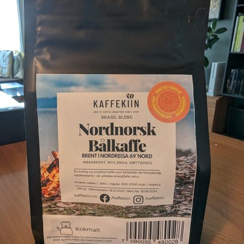 Kaffekin 250g Nordnorsk Bålkaffe, kokmalt