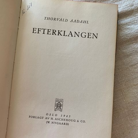 Thorvald Aandahl: etterklangen