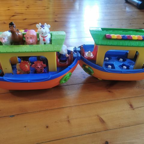 Kiddieland Noahs Ark med dyrefigurer fra 1 år