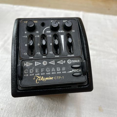Takamine ctp-1 preamp selges