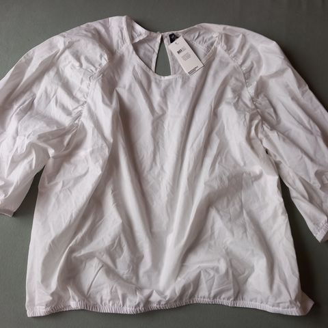 New KappAhl xlnt white cotton top, size 3XL