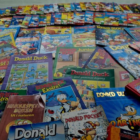 Stor kolleksjon av Donald Duck selges rimelig