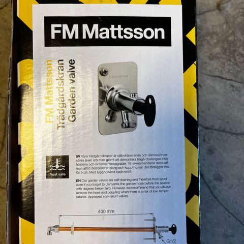 Frostsikker utekran FM Mattsson