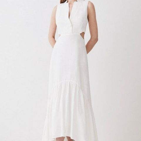 Hvit kjole Karen Millen 36 S