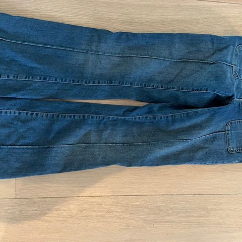 Grå/ blå Super stretchy jeans, Low waiste & bootcut fra Nelly, str.36