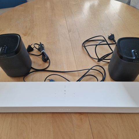 Sonos Beam (gen 1) + 2x sonos play 1