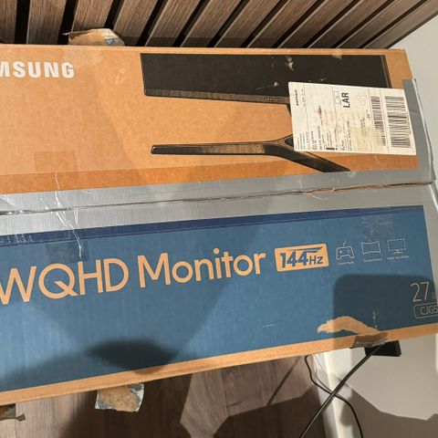 Samsung WQHD Monitor 144HZ