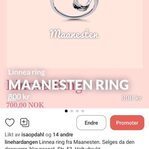 Maanesten Linnea Ring