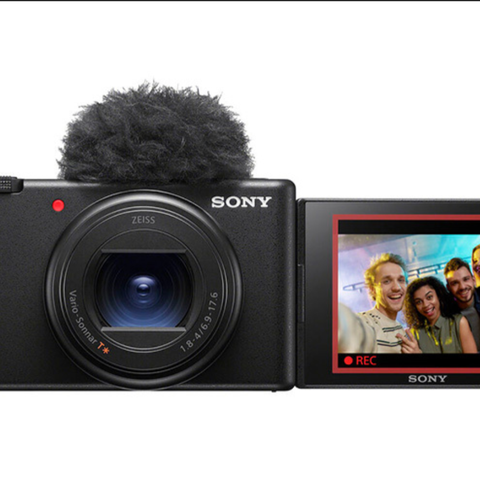 Sony ZV-1 II Vlogging Kamera med Sony GP-VPT2BT Trådløst Kontrollgrep