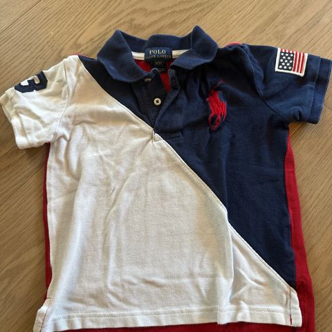 Piquet t-skjorte fra Polo Ralph Lauren str 3 år
