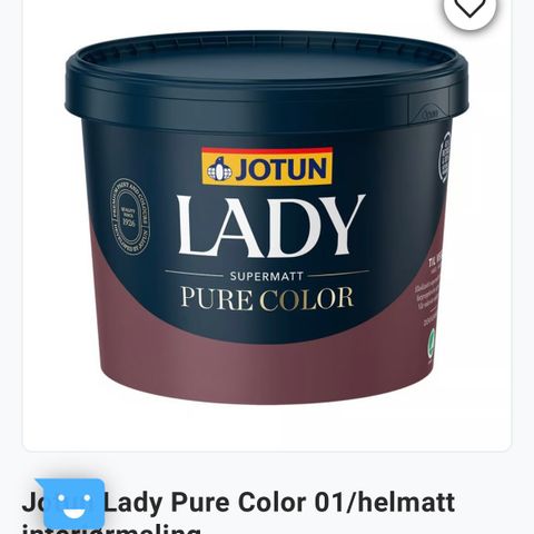 Jotun Pure Color i fargen «Sand» 2,7 L