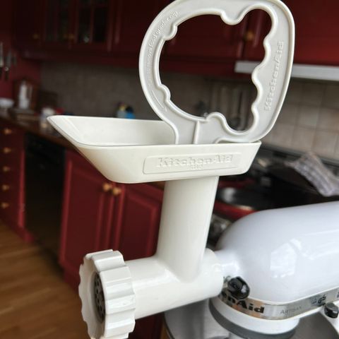 Kitchenaid kjøttkvern, purepresse og annet tilbehør