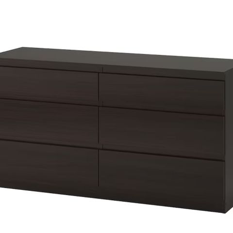 Ikea Kommode - Svart - Kullen