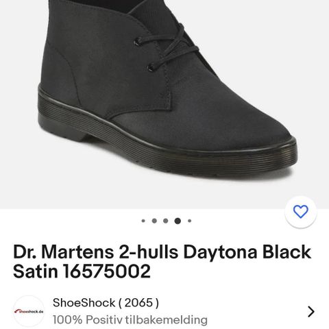 Helt nye Dr. Martens sko - kjøpt for små - prisavslag kr. 200