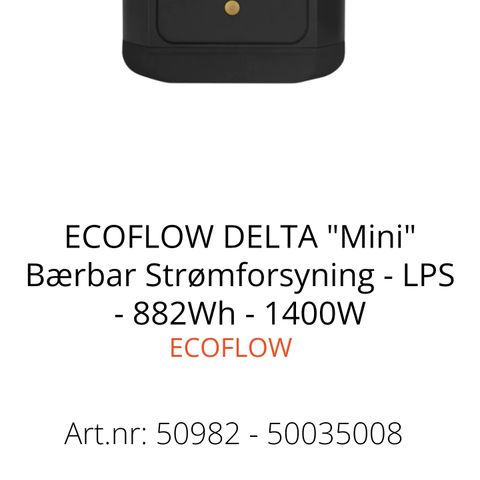 Ecoflow delta mini
