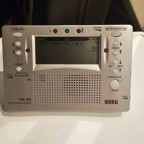 Korg TM40 Metronome og Tuner