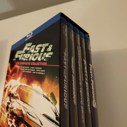 Fast and furious collection (5 film samleboks) Bluray