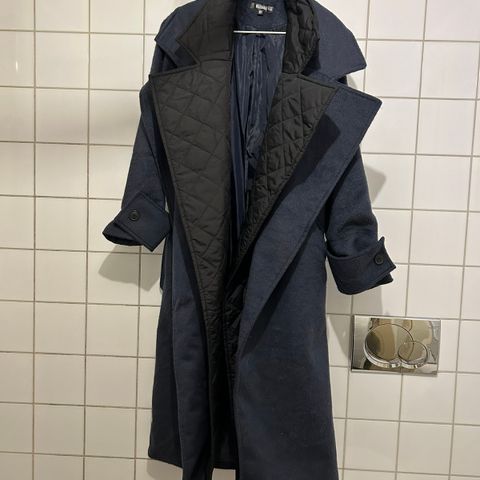 Navy trenchcoat