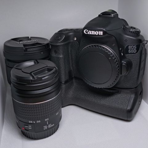 Canon EOS 60D med BG-E9 Battery Grip