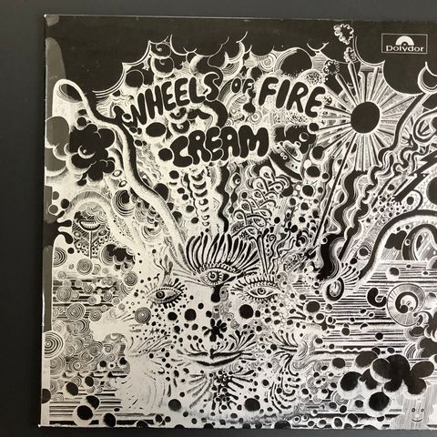 CREAM "Wheels On Fire - Live At The Fillmore" 1968 UK 1st press vinyl LP