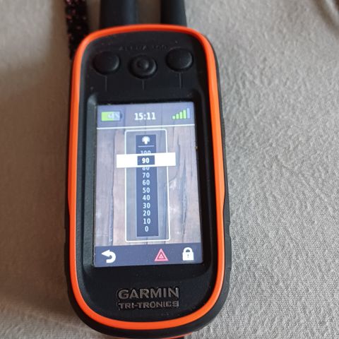 Garmin alpha 100 selges. God stand, gi bud.