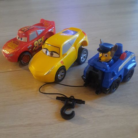 Lynet McQueen trekkoppbiler og Paw Patrol-bil