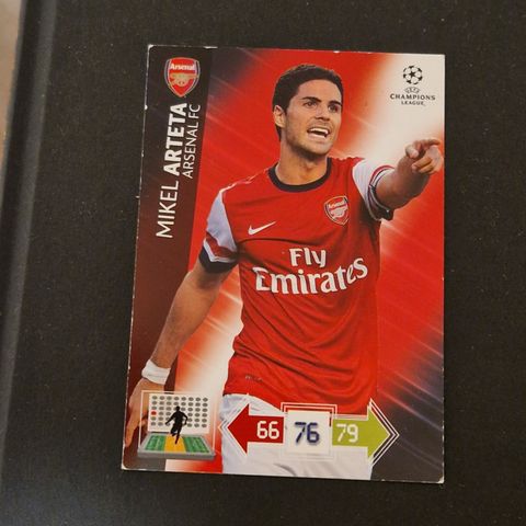 Mikel Arteta Arsenal 2012-2013 Panini Adrenalyn XL