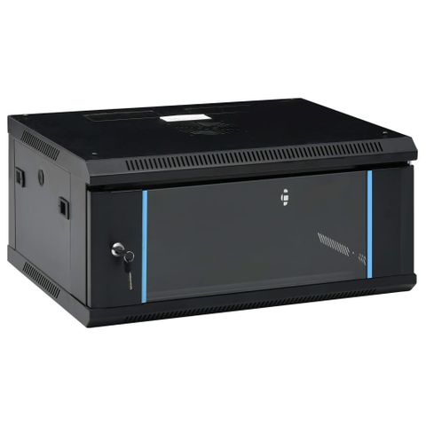 Nettverksskap 4U veggmontert 19" IP20 600x450x285 mm