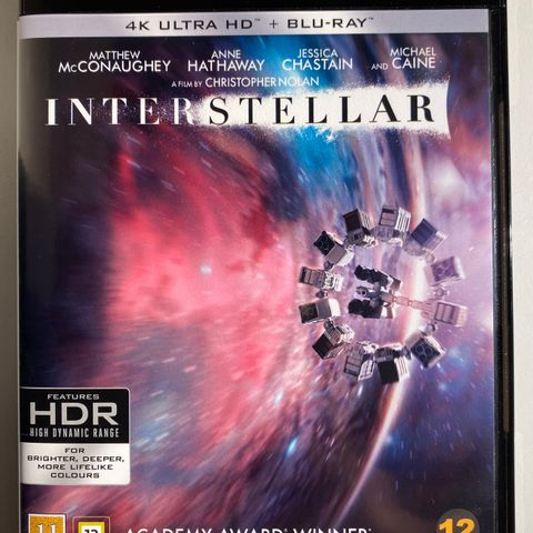 Interstellar (4K + Blu-ray - 2014 - Christopher Nolan) Norsk tekst.