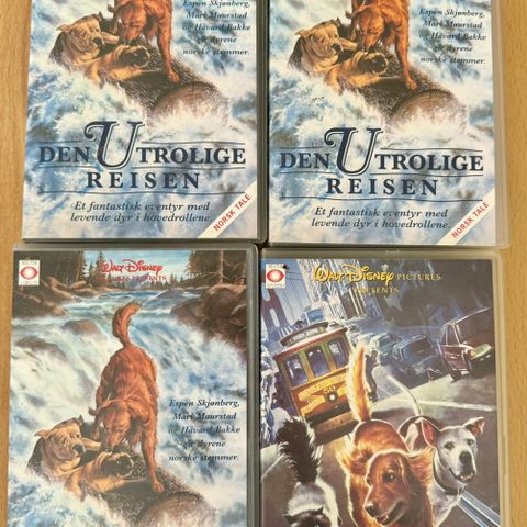 Den Utrolige reisen / Den utrolige reisen II vhs