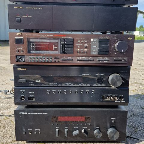 Onkyo, Yamaha, jvc, rotel, radionette