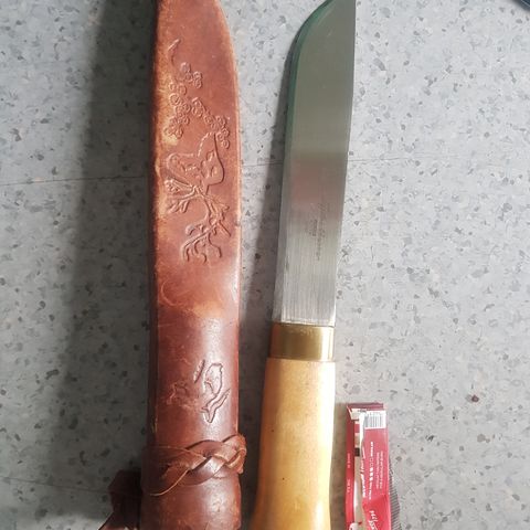 Helle Lappland rustfri stor kniv