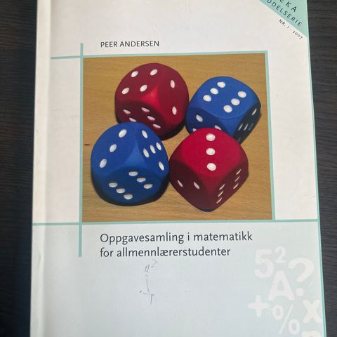 Oppgavesamling i matematikk for allmennlærerstudenter