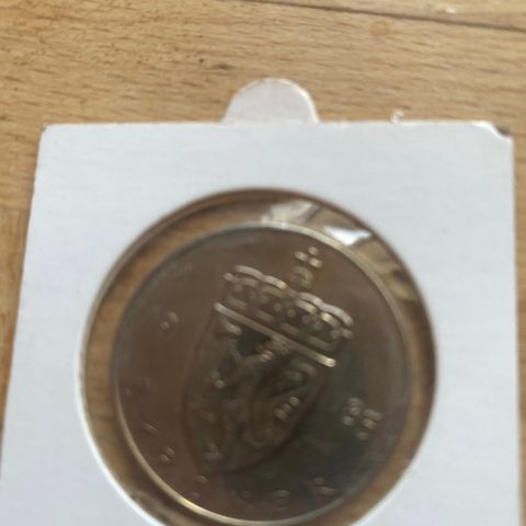 Norsk 5 krone mynt 1985