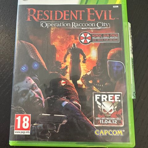 Resident Evil Operation Racoon  City Xbox 360