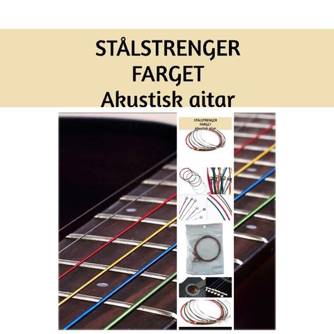 Gitarstrenger stålstrenger akustisk