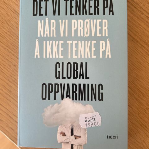 Det vi tenker på når vi ikke tenker på global oppvarming