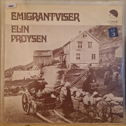 18851 Prøysen, Elin - Emigrantviser - LP
