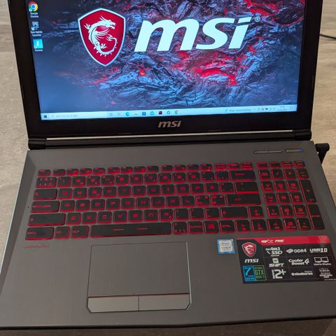 Msi gv62 7re selges