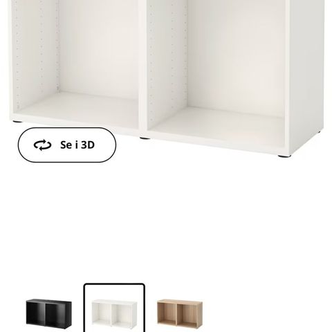 3 Bestå-stammer fra Ikea - reservert