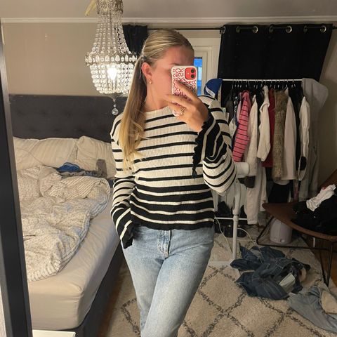 Stripete genser