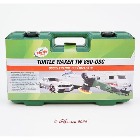 Turtle Wax TW850-OSC DA oscillerende poleringsmaskin. NY.