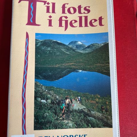Til fots i fjellet - Oversikt  alle merkede ruter i fjellet i Norge (416 sider)