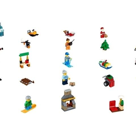 Lego City Advent Kalendaren 2017 sett 60155