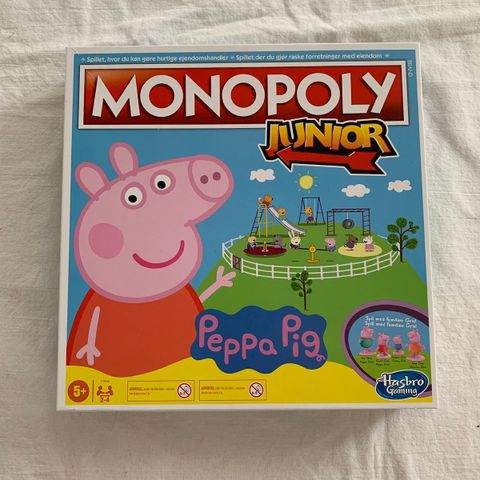 Spill- Monopol junior Peppa gris