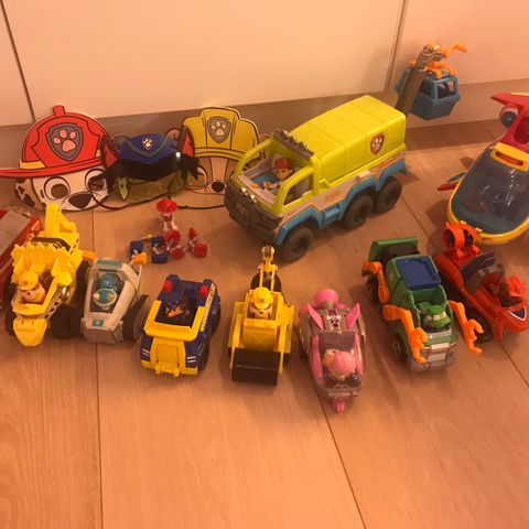 Stor samling Paw Patrol