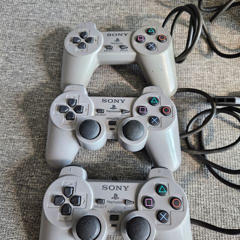 Ps1 kontroller 3 stk