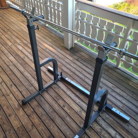 Abilica SquatRack stativ / Vektstang 160 cm. 25mm.