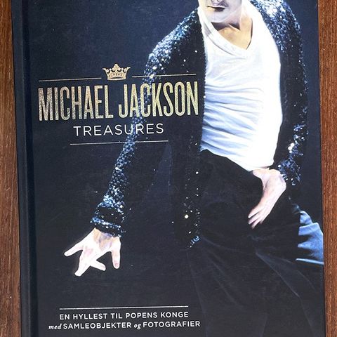 MICHAEL JACKSON Treasures -  med samleobjekter med fotografier